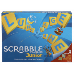 Scrabble Junior - Jeux de Lettres et de Chiffres - Rouge et Noir