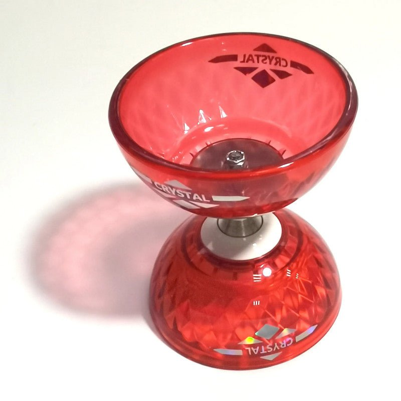 Set Diabolo Crystal - Roulement à billes - extérieur - Rouge et Noir