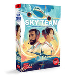 Sky Team - Jeu de société et plateau de stratégie de cartes à deux coopératif - Rouge et Noir