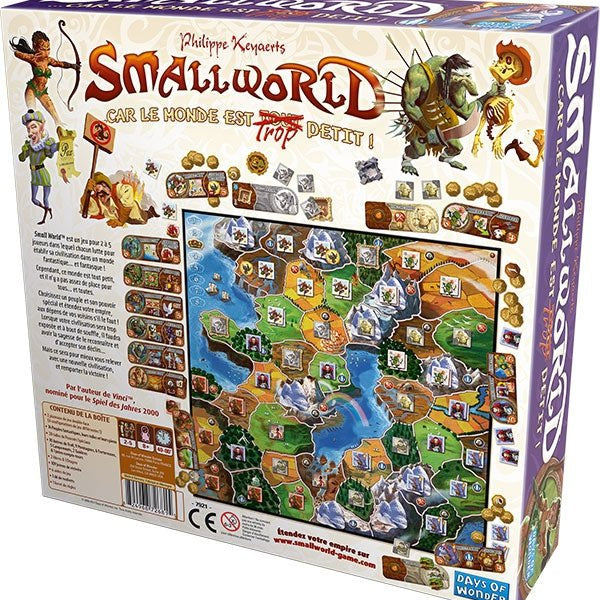 Smallworld - Jeu de plateau de stratégie - Rouge et Noir