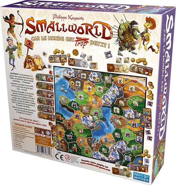 Smallworld - Jeu de plateau de stratégie - Rouge et Noir