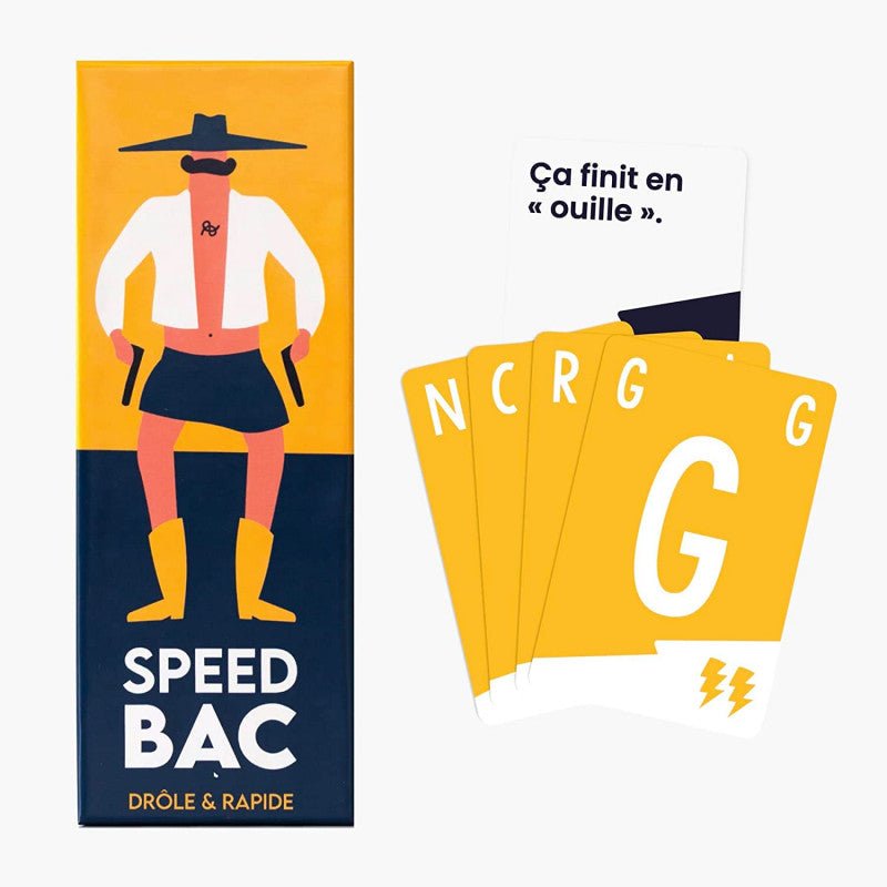 Speed BAC - Jeu de plateau d'ambiance et de vivacité - Rouge et Noir