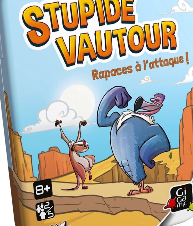 Stupide Vautour - Jeu de plateau de stratégie d'ambiance enfants cadeau - 12a - Rouge et Noir