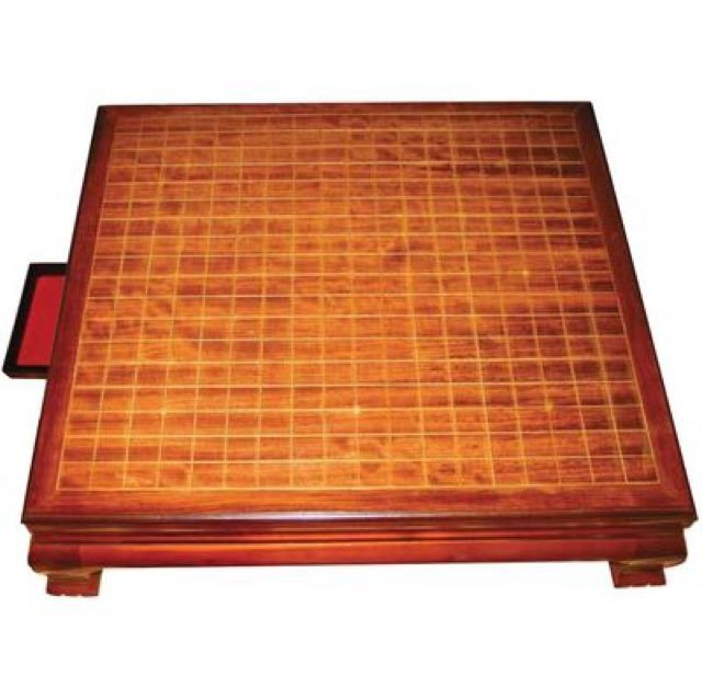 Table de go - jeu traditionnel jeu de go - Rouge et Noir