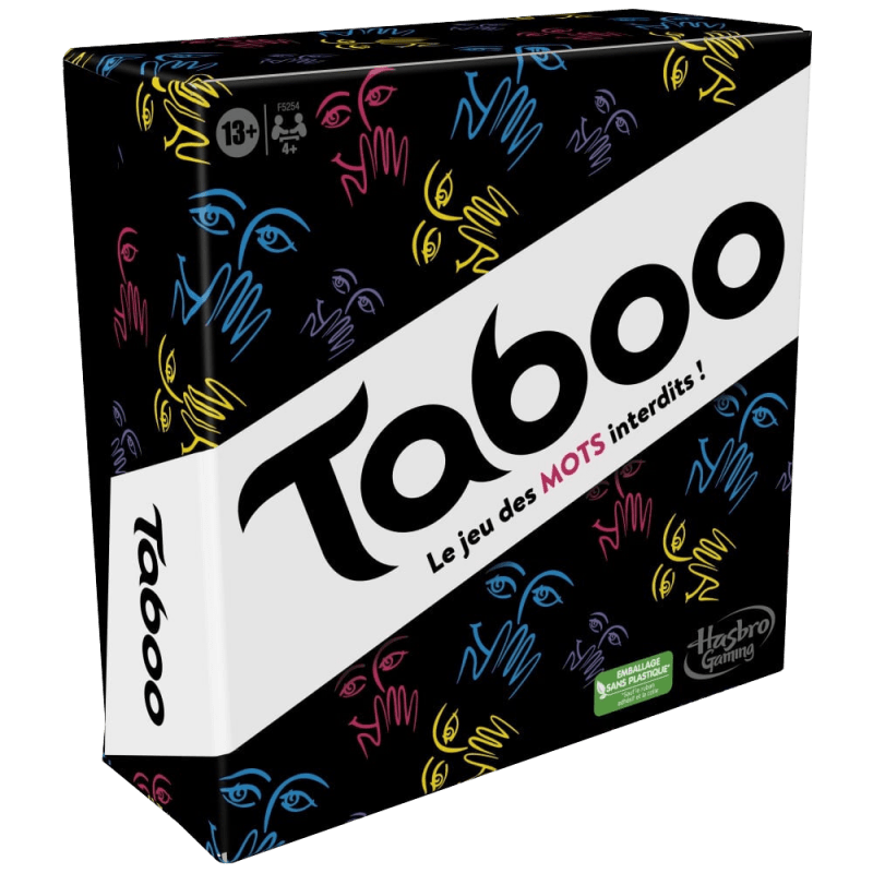 Taboo Edition 2023 - Jeu de plateau d'ambiance - Rouge et Noir