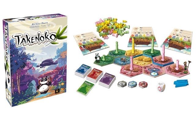 Takenoko - Jeu de plateau de stratégie enfants - Rouge et Noir