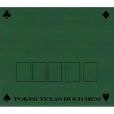 Tapis de poker feutre - 60 x 40 cm - tapis de poker - Rouge et Noir