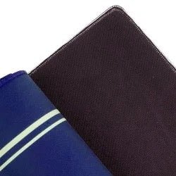 Tapis de poker "Old Fashioned" - 180 x 90 cm - Jersey Néoprène - Galonné - Blue - tapis de poker - Rouge et Noir