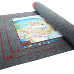 Tapis de puzzle roulable - 500 à 2000 pièces - accessoire de puzzle - Rouge et Noir