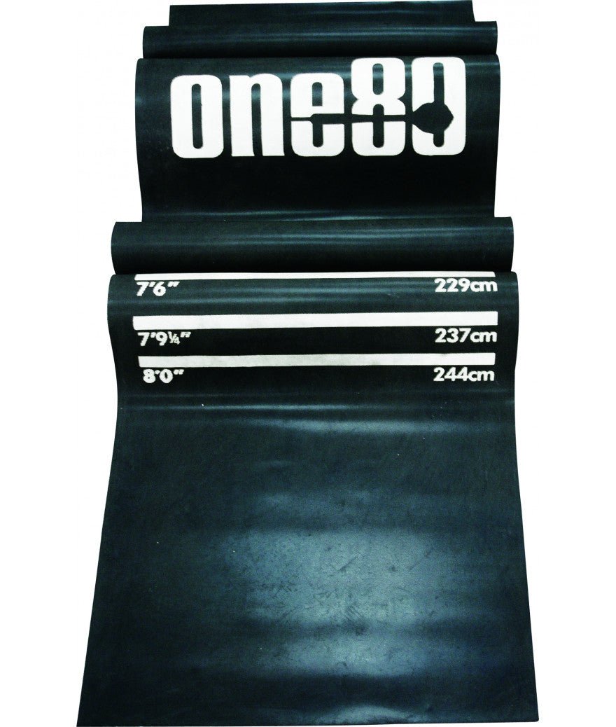 Tapis pour fléchettes - One 80 - accessoire Fléchettes - Rouge et Noir
