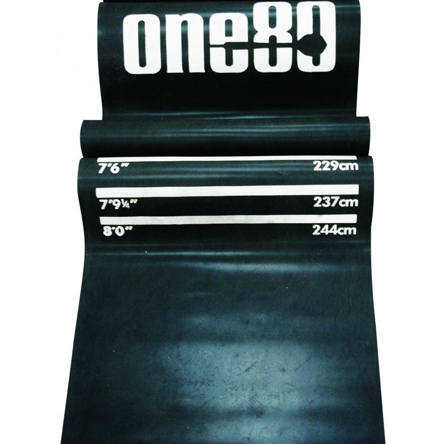 Tapis pour fléchettes - One 80 - accessoire Fléchettes - Rouge et Noir