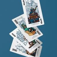 Tarot de la commune - jeu de cartes jeu de tarots à jouer - Rouge et Noir