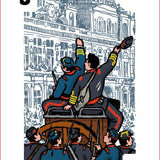 Tarot de la commune - jeu de cartes jeu de tarots à jouer - Rouge et Noir