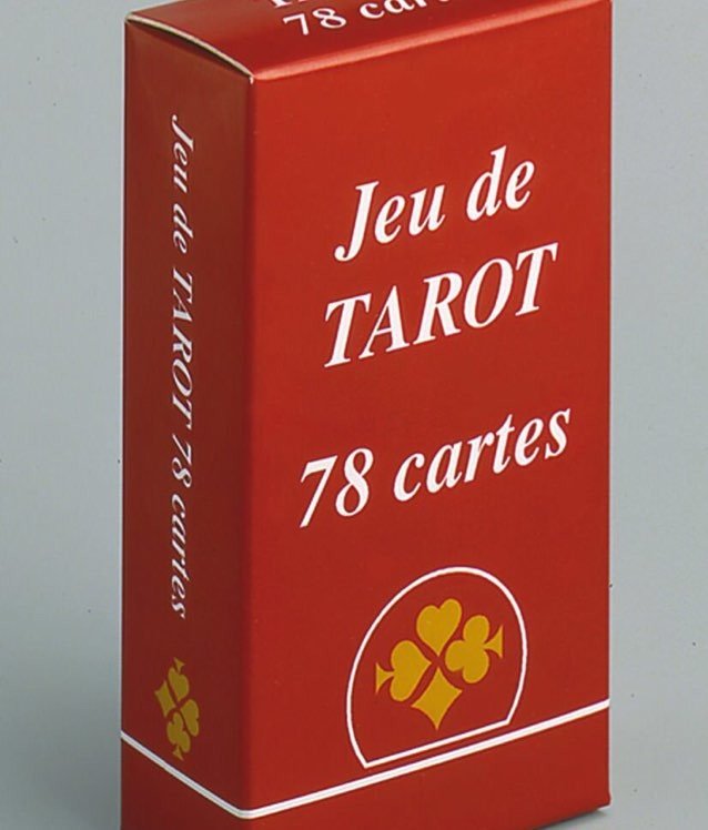 Tarot Gauloises - jeu de cartes jeu de tarots à jouer - Rouge et Noir