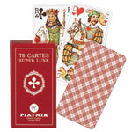 Tarot Piatnik Standard - jeu de cartes jeu de tarots à jouer - Rouge et Noir