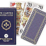 Tarot Piatnik - Super Luxe - jeu de cartes jeu de tarots à jouer - Rouge et Noir