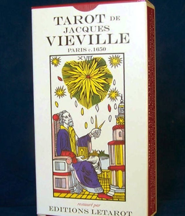 Tarot Vieville - Flornoy - jeu divinatoire - Rouge et Noir