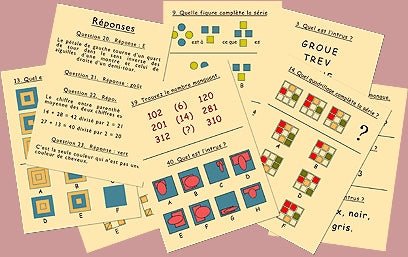 Testez votre QI - fin de soirée à partager solitaire - Rouge et Noir