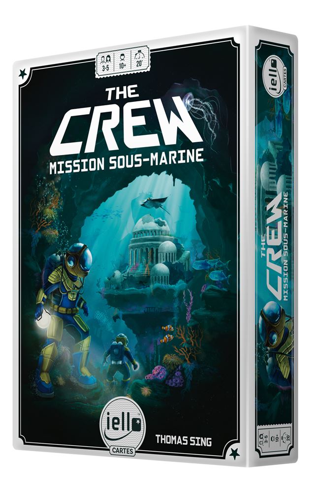 The Crew - Mission Sous - marine - Jeu de plateau de stratégie coopératif - Rouge et Noir