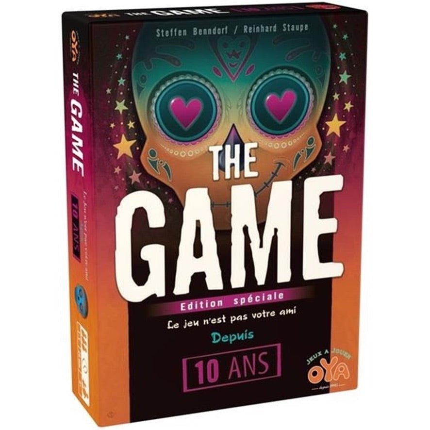The Game - 10 ans - Best of - Jeu de plateau de stratégie coopératif - Rouge et Noir