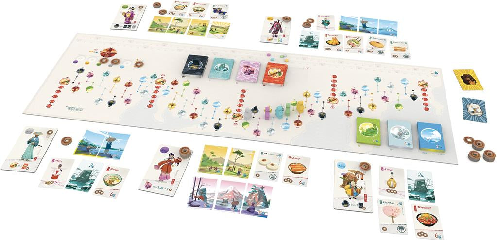 TOKAIDO : 10ÈME ANNIVERSAIRE - Jeu de plateau de stratégie enfants - Rouge et Noir