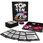 Top Ten 18+ - Jeu de plateau ambiance - Rouge et Noir