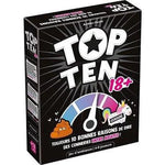 Top Ten 18+ - Jeu de plateau ambiance - Rouge et Noir