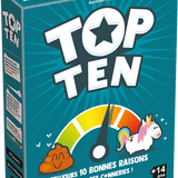 Top Ten - Jeu de plateau ambiance - Rouge et Noir