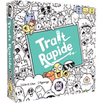 Trait Rapide - Jeu de plateau d'ambiance et de vivacité - Rouge et Noir