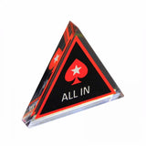 Triangle - All in - accessoire de poker - Rouge et Noir