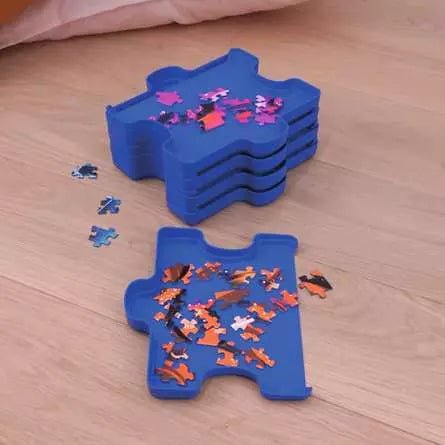 Trieur de pièces pour puzzle - 1000p - accessoire de puzzle - Rouge et Noir