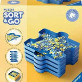 Trieur de pièces pour puzzle - 1000p - accessoire de puzzle - Rouge et Noir