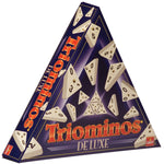 Triominos Luxe - jeu traditionnel jeu de dominos cadeau sénior - Rouge et Noir