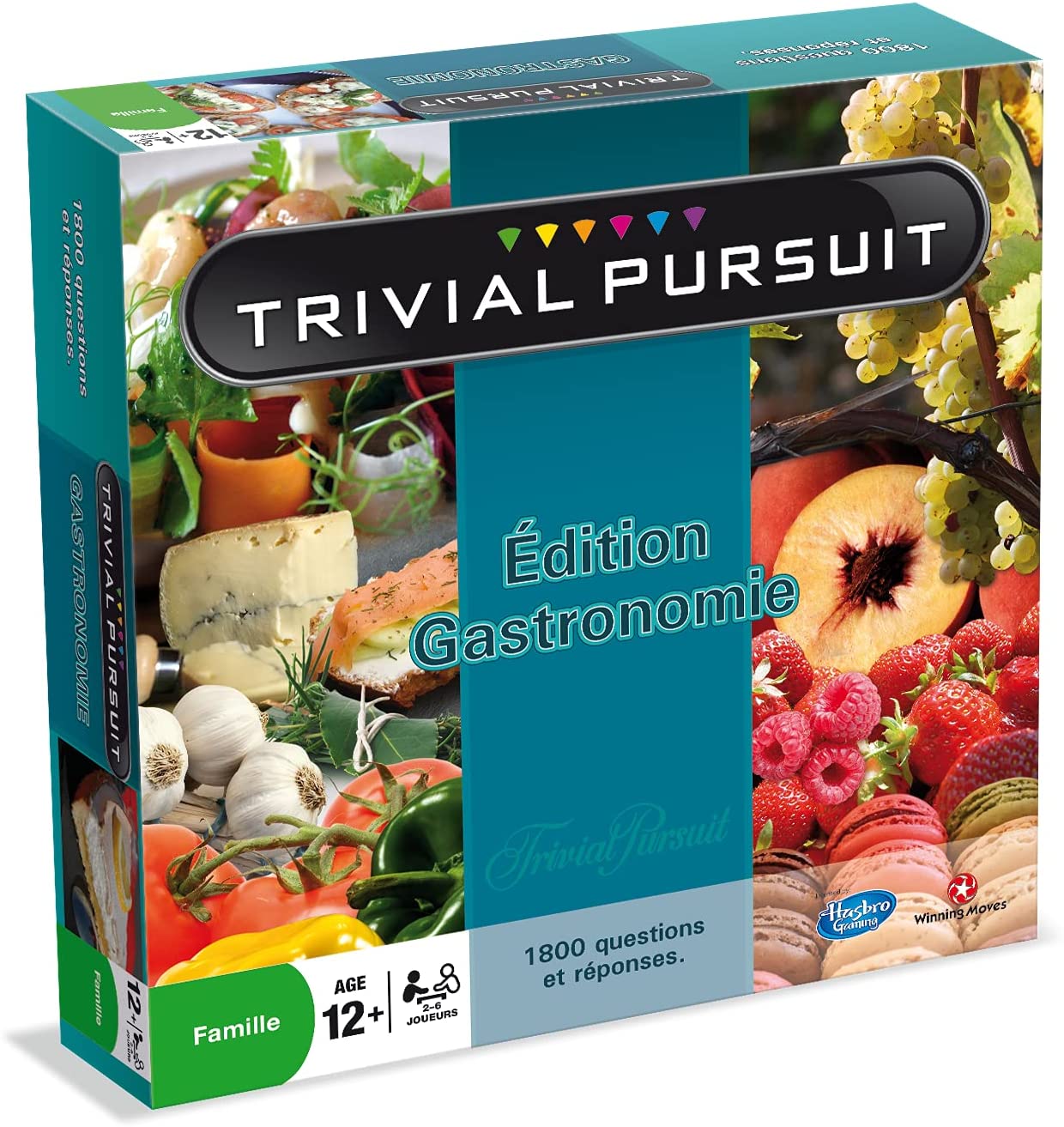 Trivial Pursuit - Gastronomie - Jeu de questions - Rouge et Noir