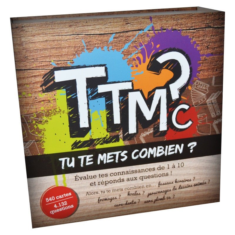 TTMC Tu te mets combien ? - Jeu de questions - Rouge et Noir