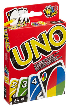 Uno - Jeu de plateau d'ambiance et de vivacité enfants cadeau - 7a - Rouge et Noir