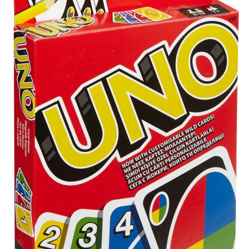 Uno - Jeu de plateau d'ambiance et de vivacité enfants cadeau - 7a - Rouge et Noir