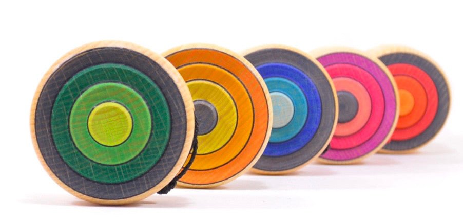 Yoyo Couleurs en Bois - GM - Jonglerie - Rouge et Noir