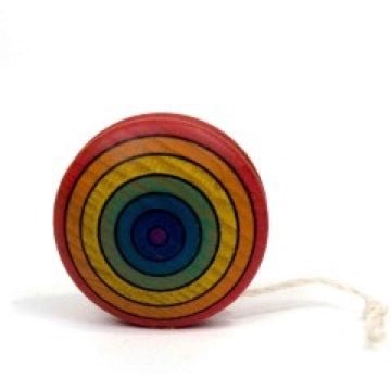 Yoyo Couleurs en Bois - PM - Jonglerie - Rouge et Noir