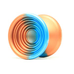 Yoyo factory bullseye - Orange Teal Fade - Jonglerie - Rouge et Noir