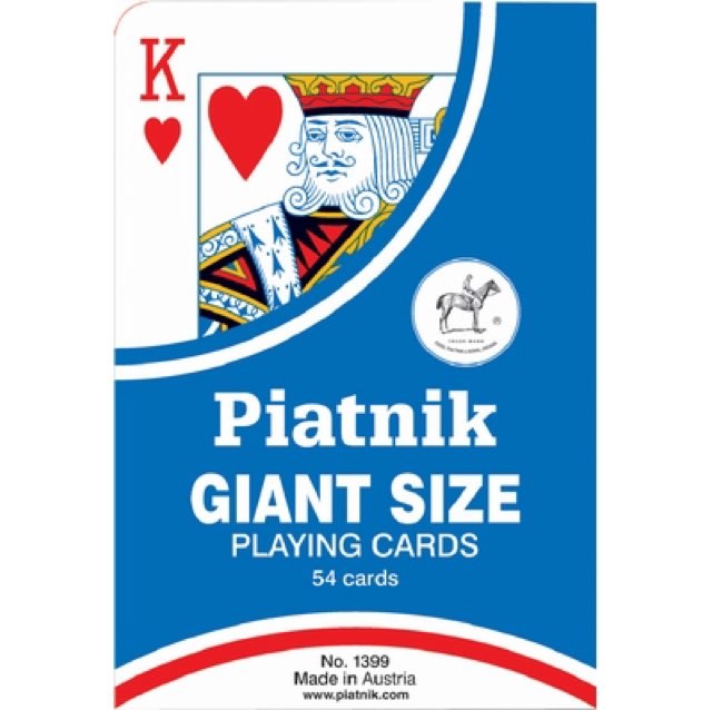 Cartes géantes - Piatnik