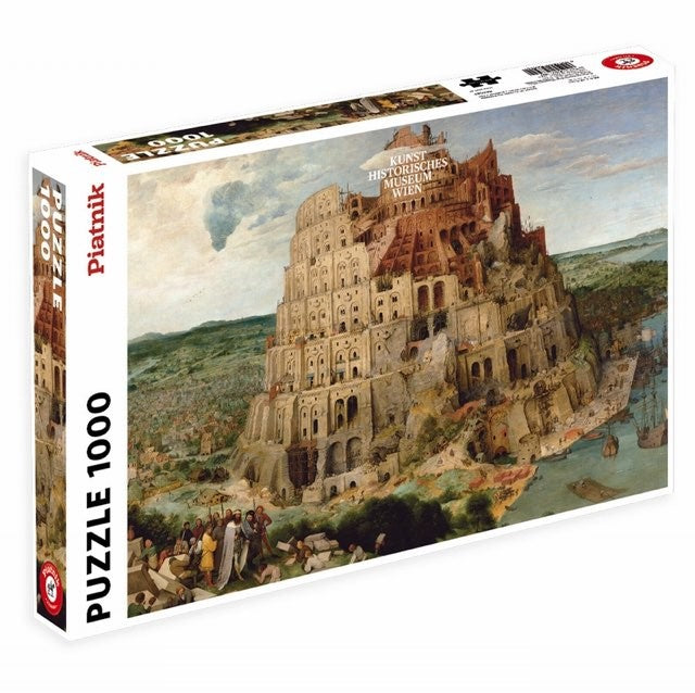 Puzzle Piatnik - 1000 p - La tour de Babel - Brueghel