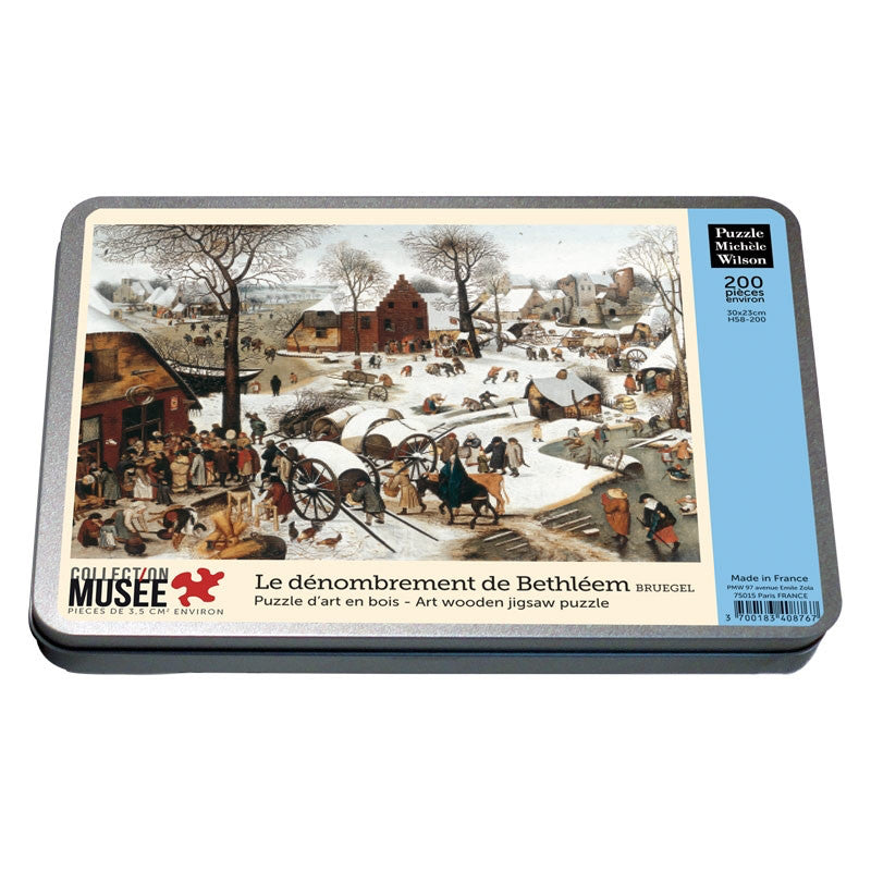 Puzzle MW - 200 p - Le dénombrement de Bétléhem - Brueghel
