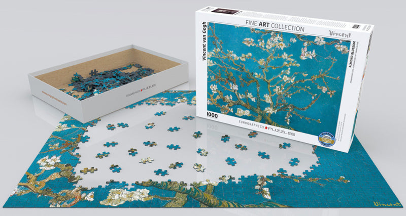 Puzzle Eurographics - 1000 p - Amandier en fleurs - Van Gogh