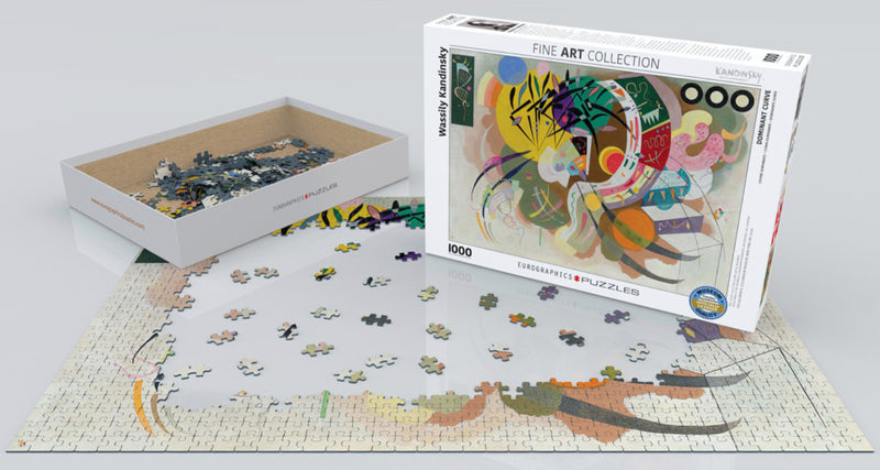 Puzzle Eurographics - 1000 p - Courbe dominante - Kandinsky