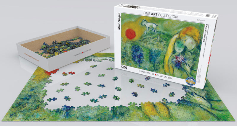Puzzle Eurographics - 1000 p - Les amoureux de Vence - Chagall