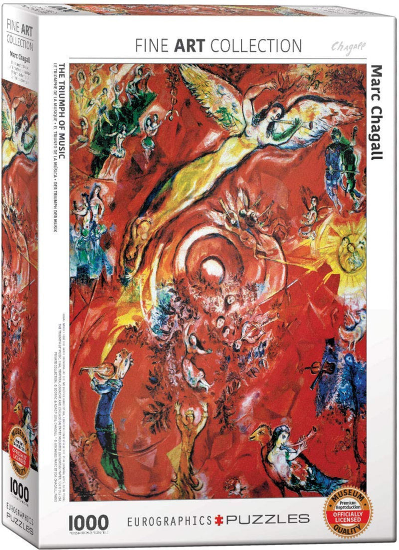 Puzzle Eurographics - 1000 p - Triomphe de la musique -Chagall