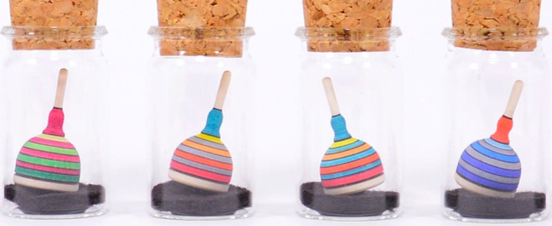 Toupie Miniature en bocal - Fridolin