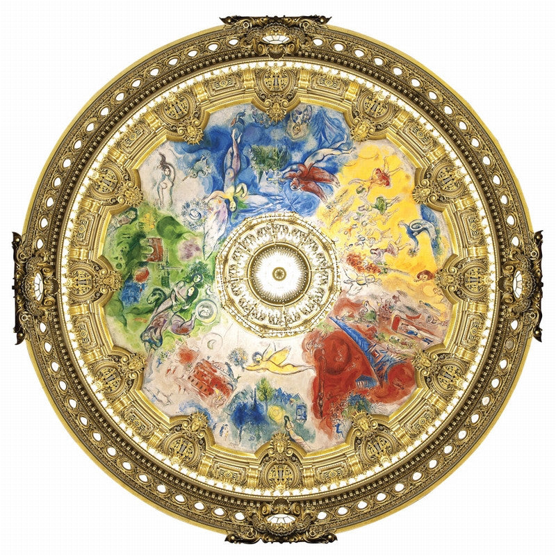 Puzzle MW - 80 pièces - Plafond de l'Opéra de Paris - Chagall