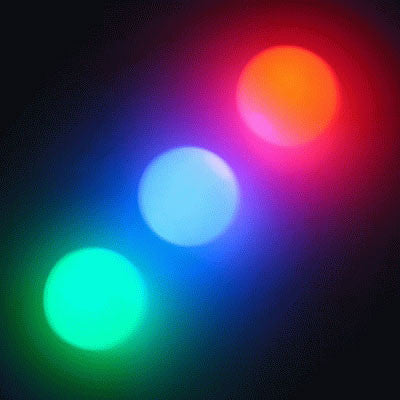 Balles luminescentes rechargeables (par 3)